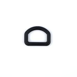 Plastic Made in USA D-Rings 1 inch wide Black