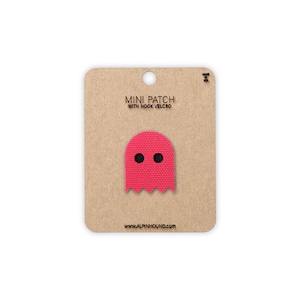 Happy Ghost Tactical Patch Mini Red and Black