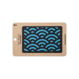 Seigaiha Wave Tactical Patch Large 3X2