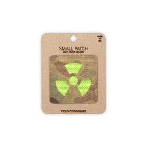Toxic Tactical Patch Multicam and Neon Green Small