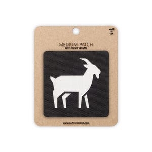 GOAT Tactical Patch Black and White Medium