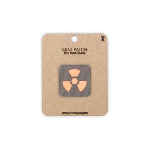 Mini Wolf Gray and Reflective Orange Toxic Tactical Patch