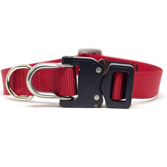 RED 1Inch Quick Release Cobra Buckle Strap Clip 25mm Adjustable Webbing Belt