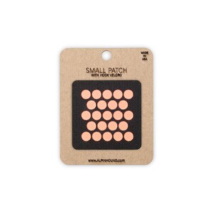 Circle Array Tactical Patch Small Black and Reflective Orange