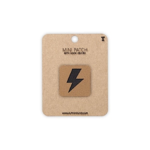 Patch tactique mini coyote et éclair noir