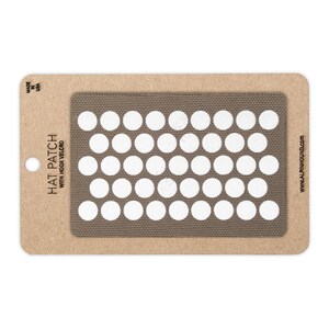 Circle Array Tactical Hat Patch 2x3 inch Ranger and Reflective Silver