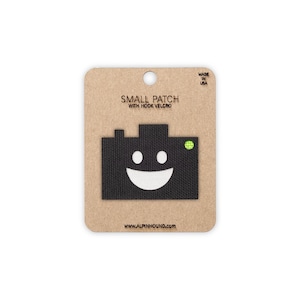 Camera Tactical Patch Small Black and White