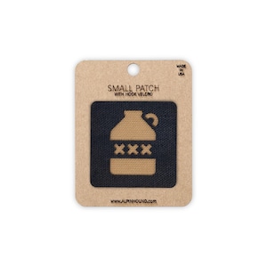 ムーンシャイン タクティカル パッチ スモール ブラック＆コヨーテ