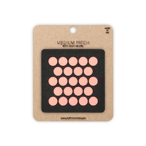 Circle Array 2 Tactical Patch Black and Reflective Orange Medium