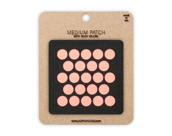 Circle Array 2 Tactical Patch Black and Reflective Orange Medium