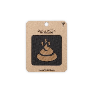 Poop Tactical Patch Small Black and Coyote