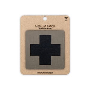 Medium Ranger and Black Medical Tactical Patch