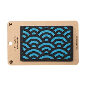 Seigaiha Wave Tactical Patch Large 3X2