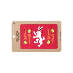 Heraldic Jack Rabbit Tactical Morale Patch - 3× 2"