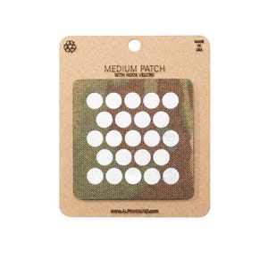 Circle Array 2 Tactical Patch Medium Multicam and Reflective Silver