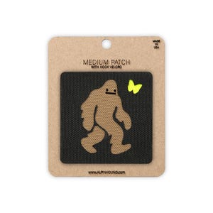 Squatch and Butterfly Tactical Patch 2X2