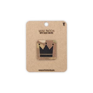 Crown Tactical Patch Mini Multicam and Black