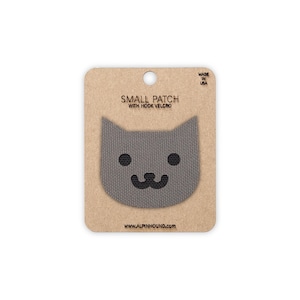 キャットヘッド タクティカルパッチ ウルフ グレー＆ブラック Sサイズ