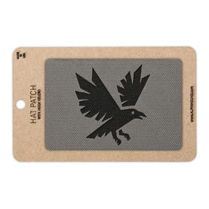 Flying Raven Tactical Hat Patch 2x3 inch