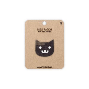 Cat Head Tactical Patch Multicam Black and White Mini