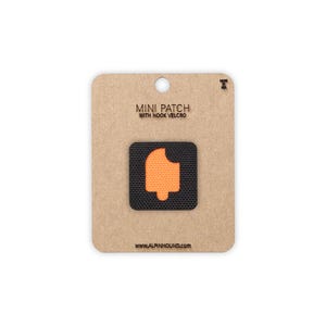 Popsicle Tactical Patch Mini Black and Orange