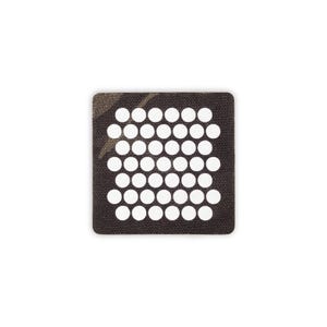 Circle Array Tactical Patch Medium Multicam Black and Reflective Silver Small Circles