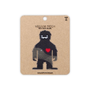 Love Squatch Tactical Patch Medium Multicam Black