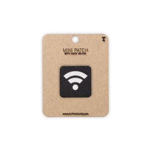 Wi-Fiタクティカルパッチ（ブラック＆ホワイト ミニ）