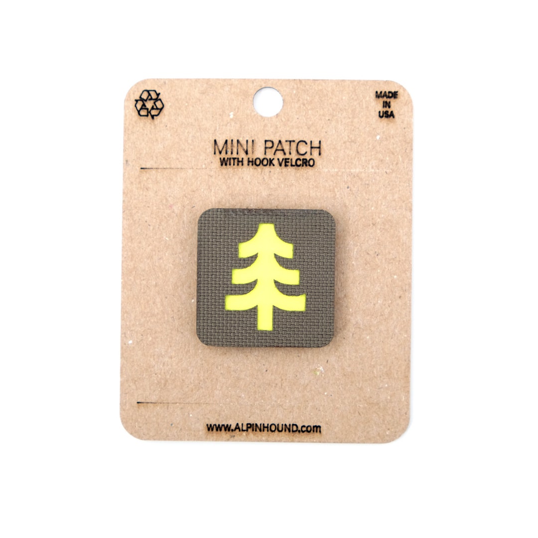 Mini Ranger and Reflective Yellow Evergreen Tree Tactical Patch - Etsy