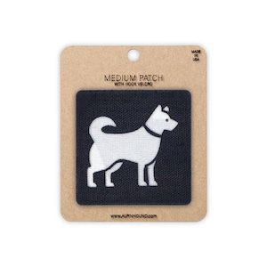 Siberian Husky Tactical Patch 2x2 Medium