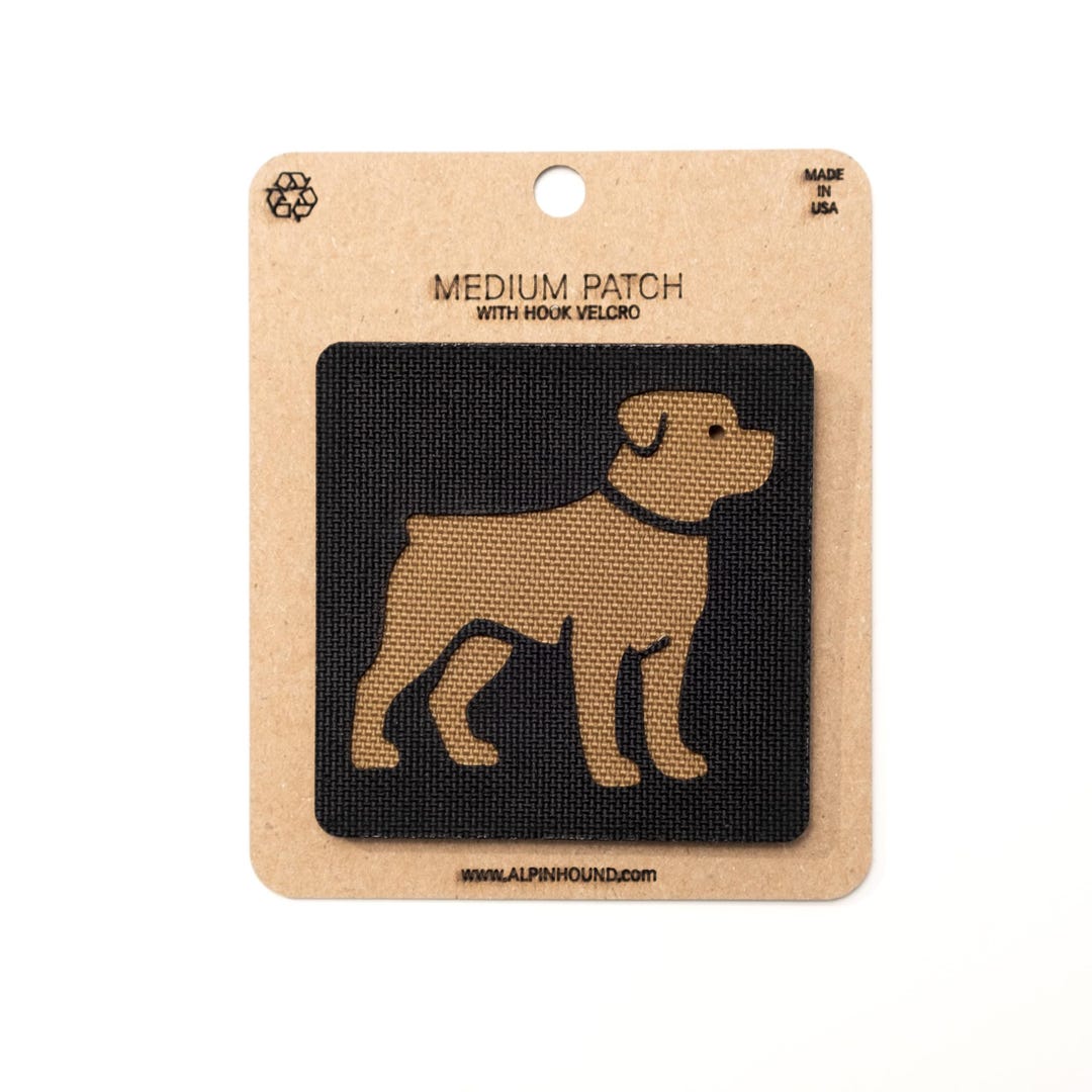 Rottweiler Tactical Patch 2x2 Medium - Etsy