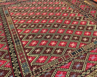 FREE SHIP 5.7 X 3.4 FT Stunning Super Fine Quality Herati Maliky Beljik Full Soumak Rug