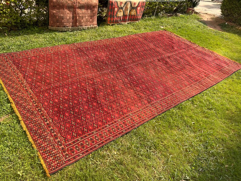 Stunning Famous Yamood Turkmenistan Area Rug - Etsy