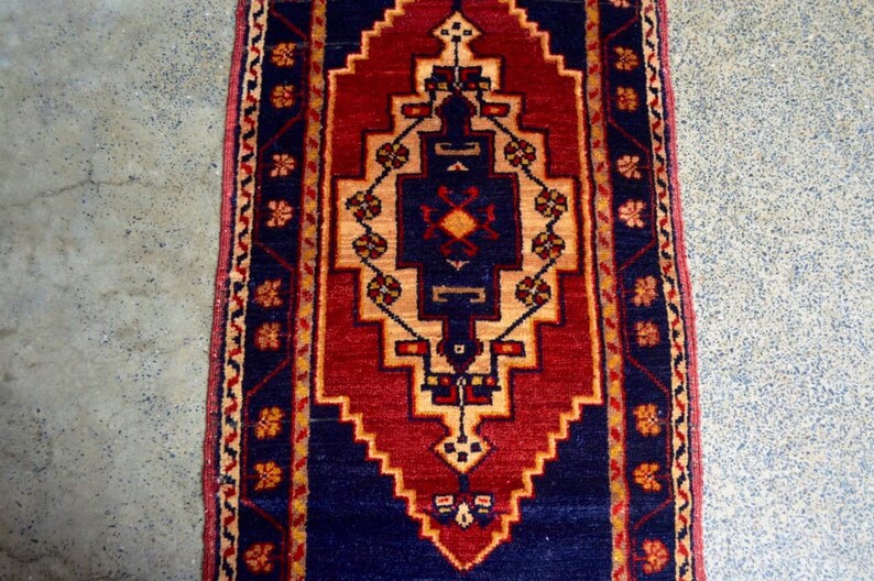 Vintage Turkish Oushak Carpet Gift Item
