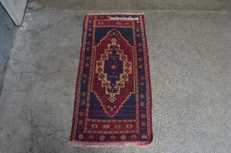 Vintage Turkish Oushak Carpet Gift Item