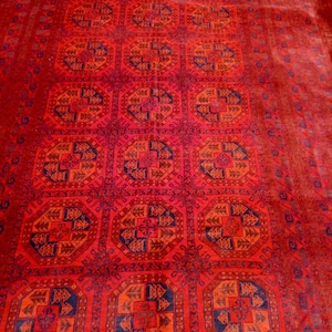 ENVÍO GRATIS PIEZA DE COLECCIÓN 7 X 11 Alfombra antigua Shor Tepe Sulaimani Turkoman de calidad súper fina