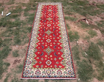 8.2 X 2.8 Ft Vintage Natural Dye Turkish Runner