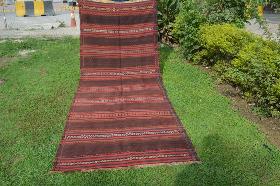 Free Shipping 10.3 X 4.3 Ft Semi Antique Aimaki Muted Colors Soumak ...