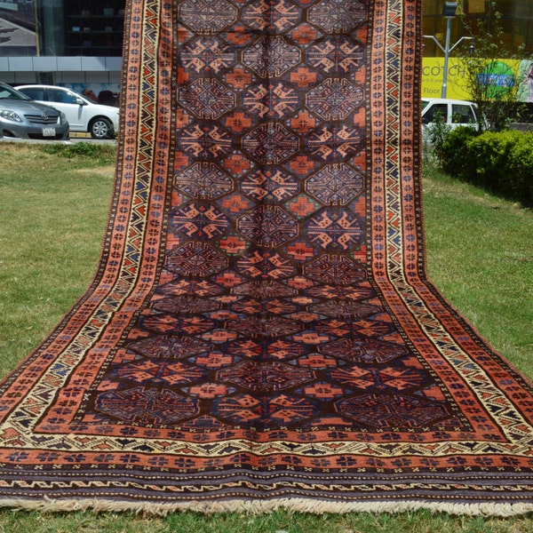 Antique Handmade Original Kazak Carpet