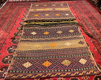 FREE SHIP Stunning Full Sumak Complete pair of Camel Bag Cushion Cover