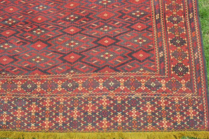 Stunning Famous Yamood Turkmenistan Area Rug | Etsy