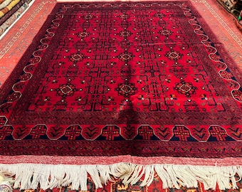 185 x 130 cm アフガニスタン遊牧民ベロッチ オリエンタル カーペット