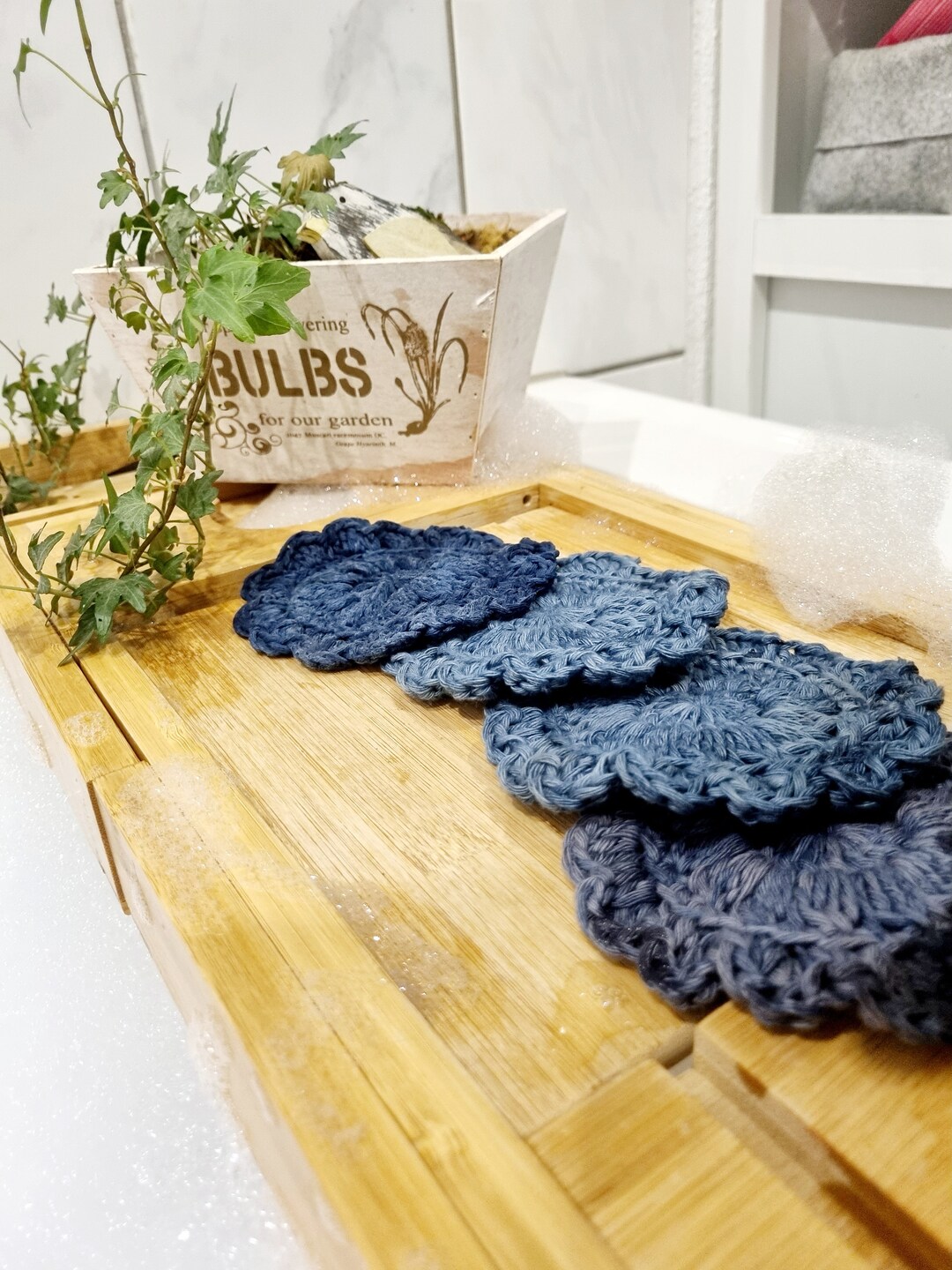 Eco Face Scrubbie Pattern Eco Friendly, Gentle Washcloth for Face and