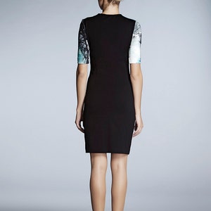 Soft Jersey Dress with Landscape Print MERIBEL by Rumour London image 4