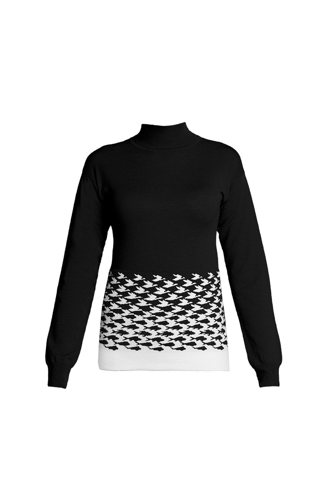 Soft Merino Wool Sweater / Black Sweater / Womens Jumper / Wool Jumper