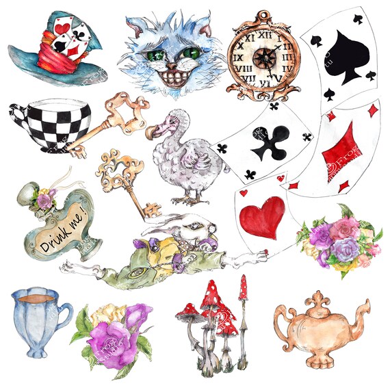Alice In Wonderland Symbols