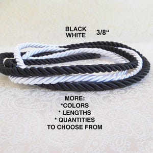 Handfasting keltische Zeremonie, 3/8 "Schnüre, Seile, Schnüre für die Hochzeit, Schnüre für Bretter, Schnüre aus drei Strängen, Fischerknotenzeremonie