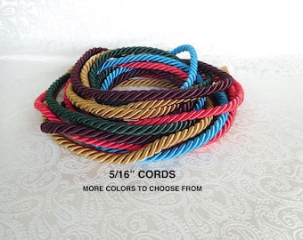 Cords, 5/16&quot; cords, ropes, cords for wedding, cords for boards, Cords of three strands, cords for handfasting