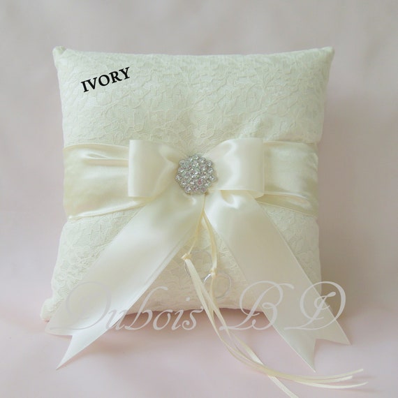 Ivory Ring Bearer Pillow Ivory Or White Ring Bearer Pillow Etsy