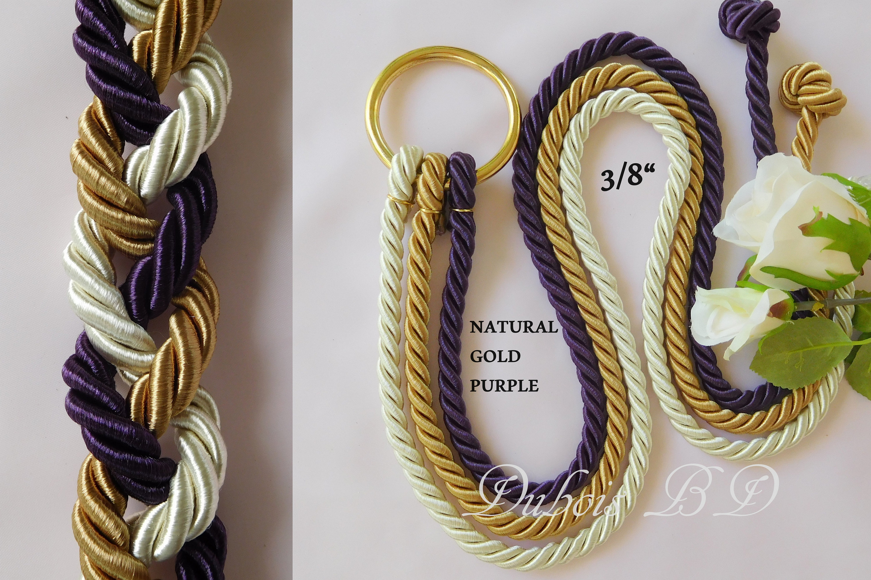 Christian Unity Ceremony Cord of Three Strands Wedding Unity Etsy